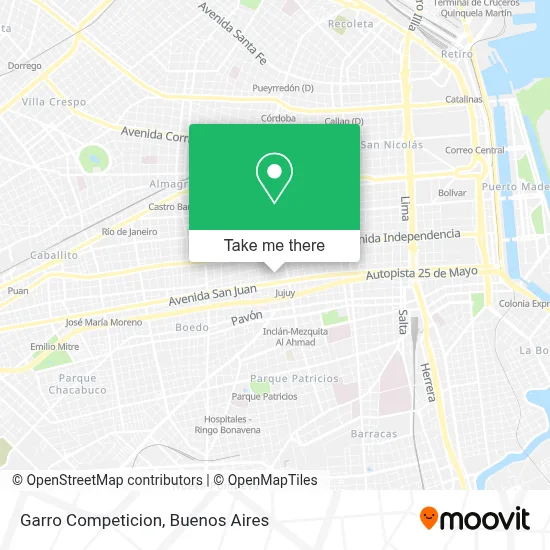 Garro Competicion map