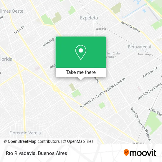 Río Rivadavia map
