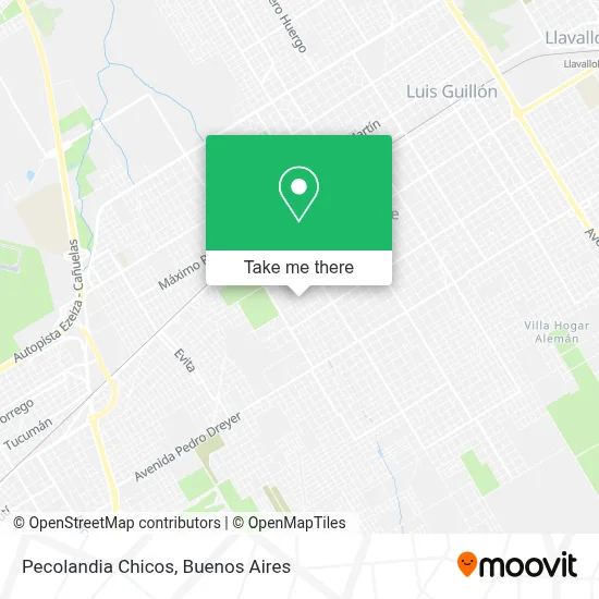 Pecolandia Chicos map