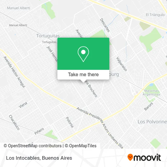 Los Intocables map