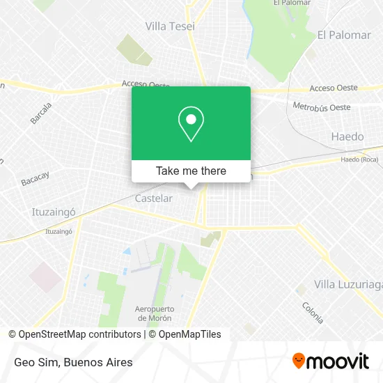 Geo Sim map