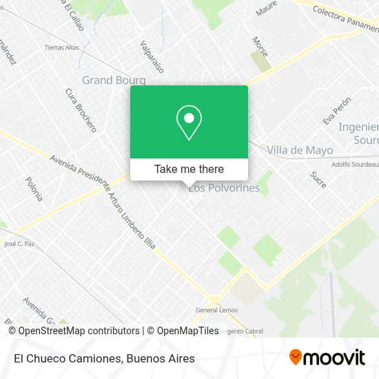 El Chueco Camiones map