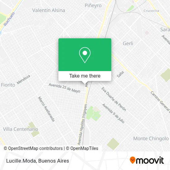 Lucille.Moda map