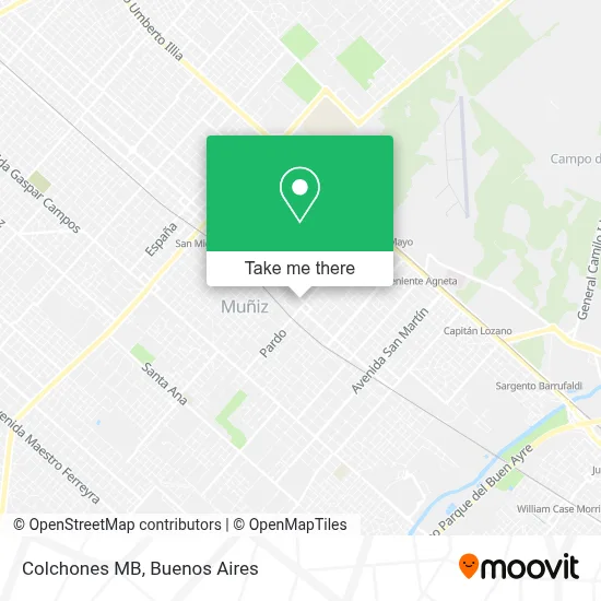 Colchones MB map