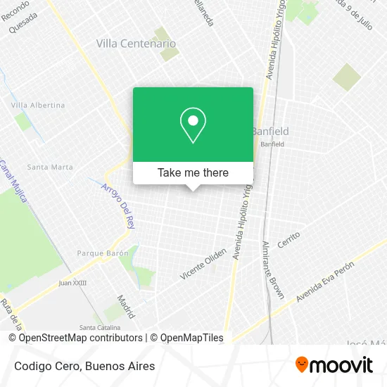 Codigo Cero map