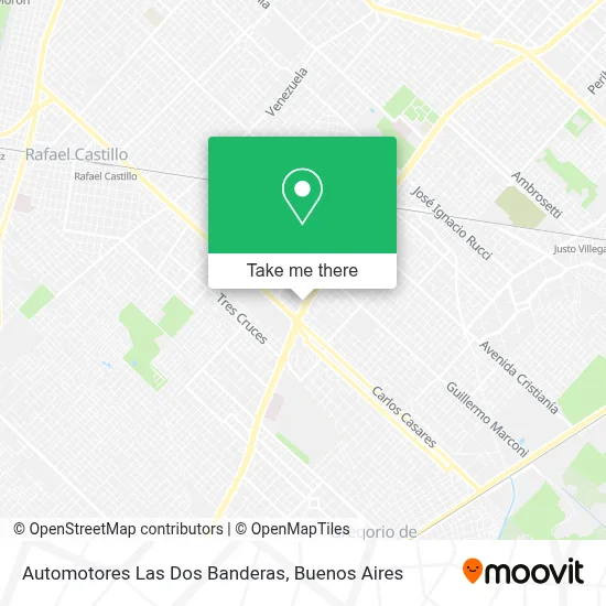 Automotores Las Dos Banderas map