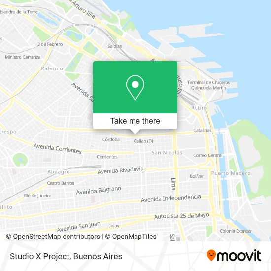 Studio X Project map