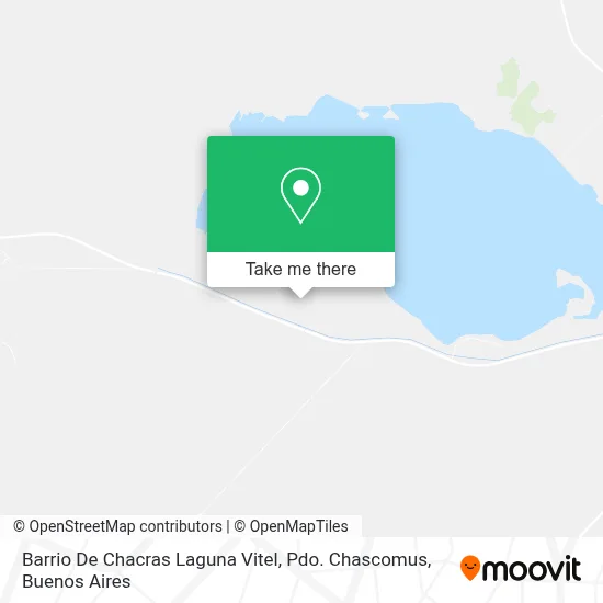 Barrio De Chacras Laguna Vitel, Pdo. Chascomus map