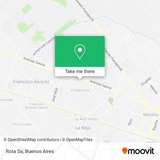 Rota Sa map