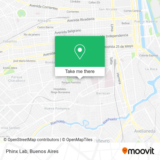 Phinx Lab map