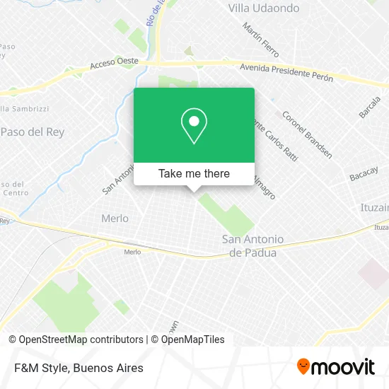 F&M Style map