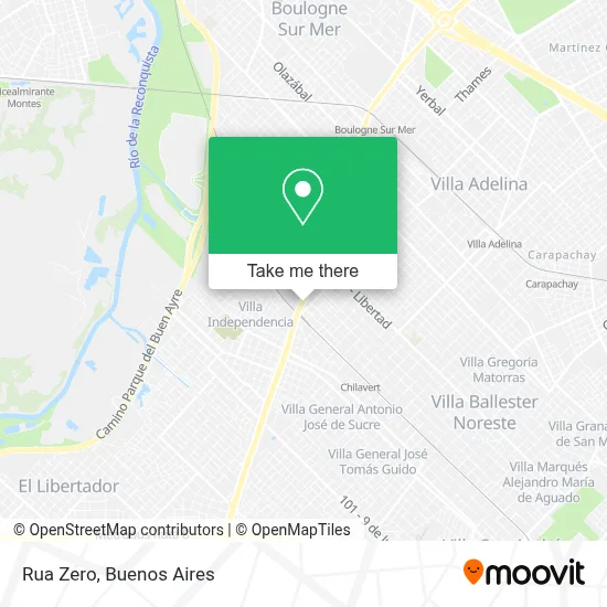 Rua Zero map