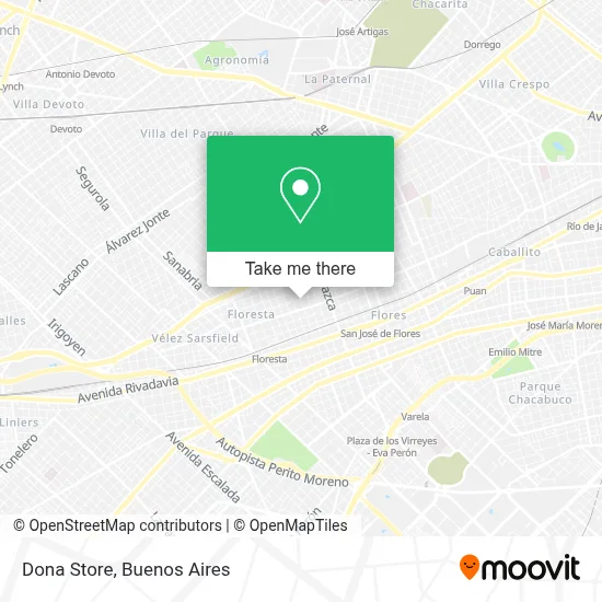 Dona Store map