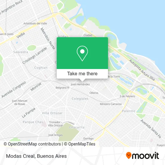 Modas Creal map