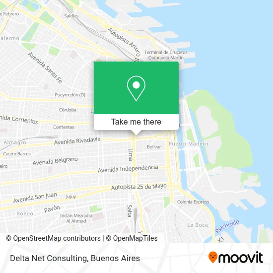 Delta Net Consulting map