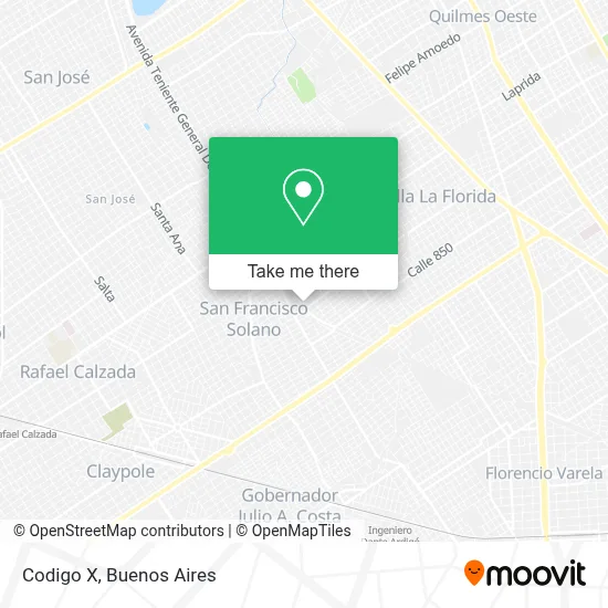 Codigo X map