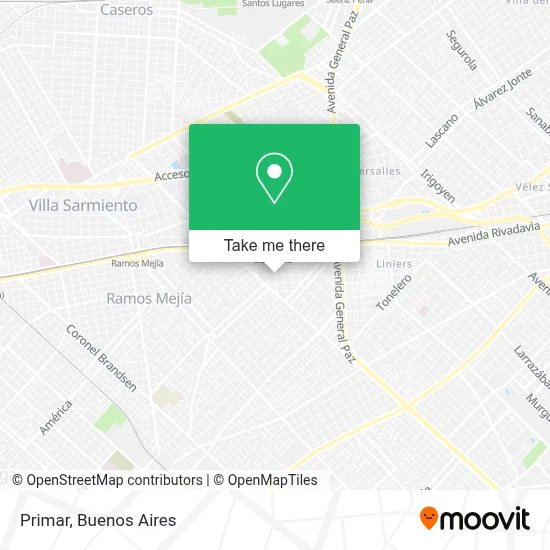 Primar map