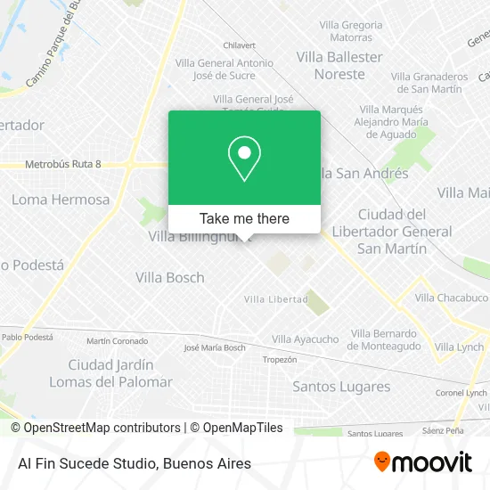 Al Fin Sucede Studio map