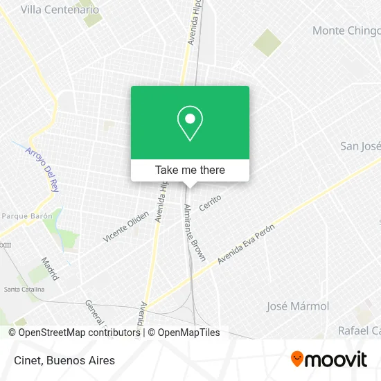 Cinet map