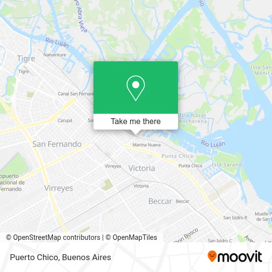 Puerto Chico map