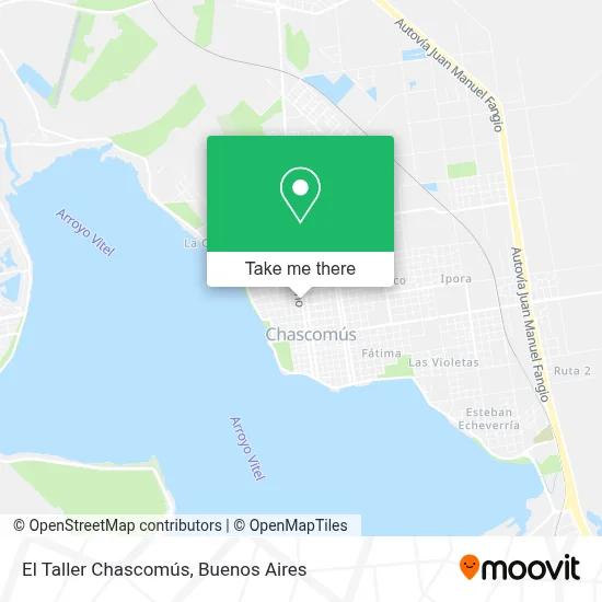 El Taller Chascomús map