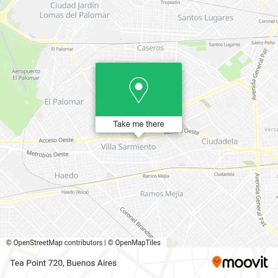Tea Point 720 map