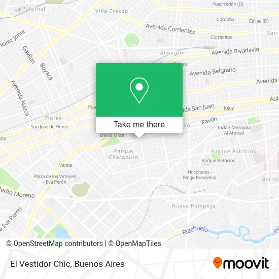 El Vestidor Chic map