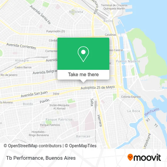 Tb Performance map
