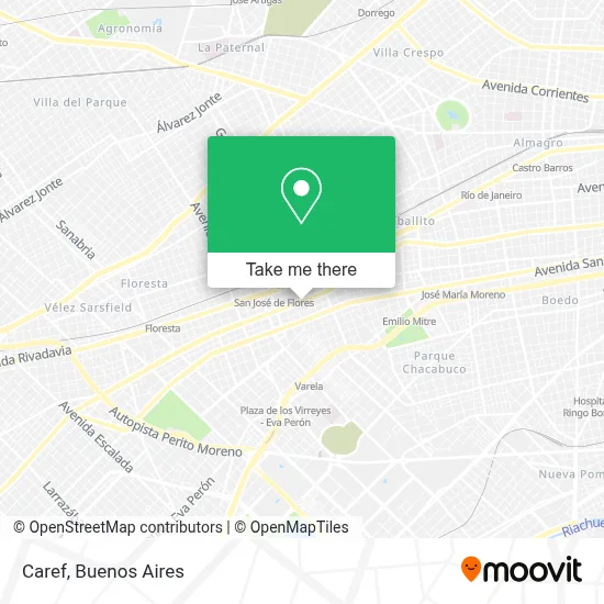 Caref map