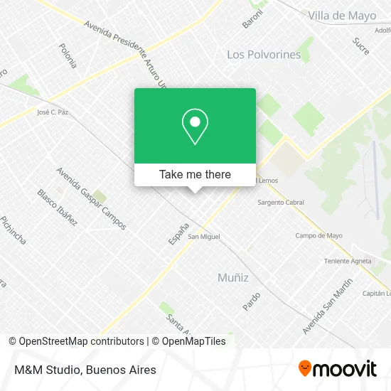 M&M Studio map