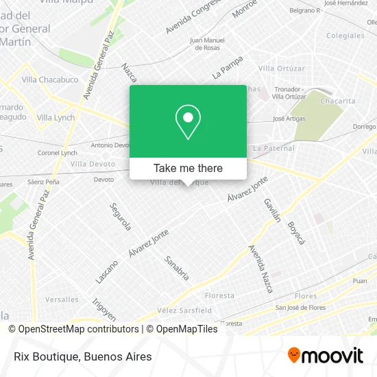 Rix Boutique map
