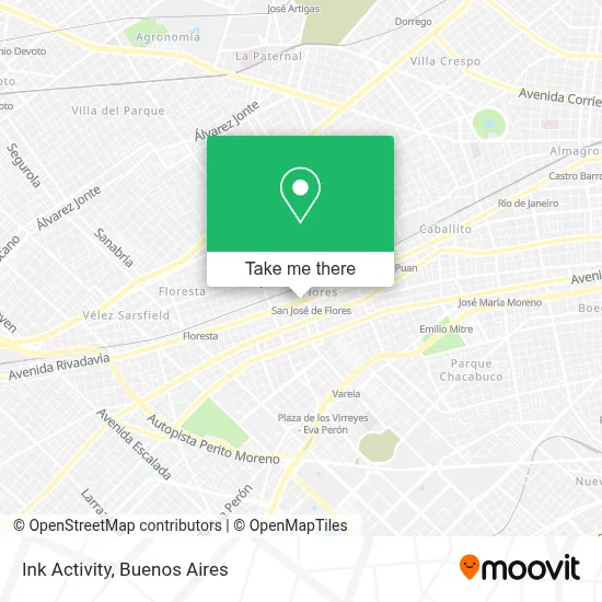Ink Activity map