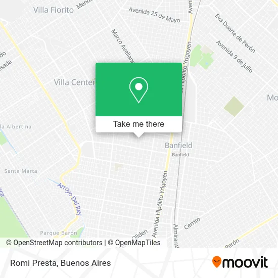 Romi Presta map
