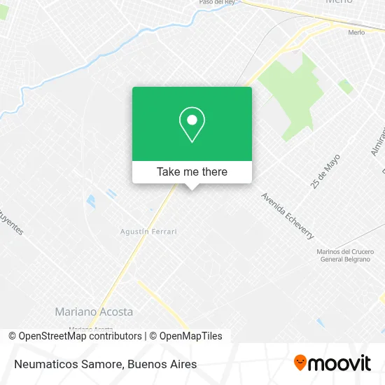 Neumaticos Samore map