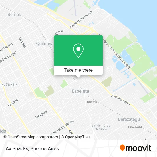 Ax Snacks map