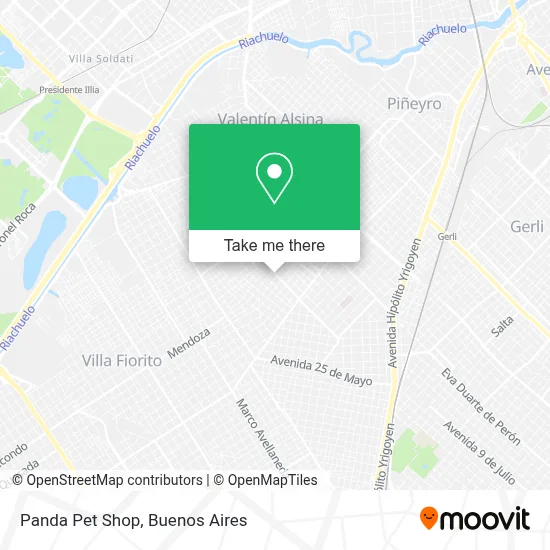 Panda Pet Shop map