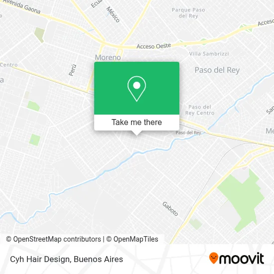 Cyh Hair Design map