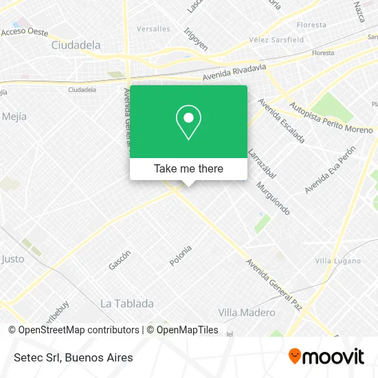 Setec Srl map