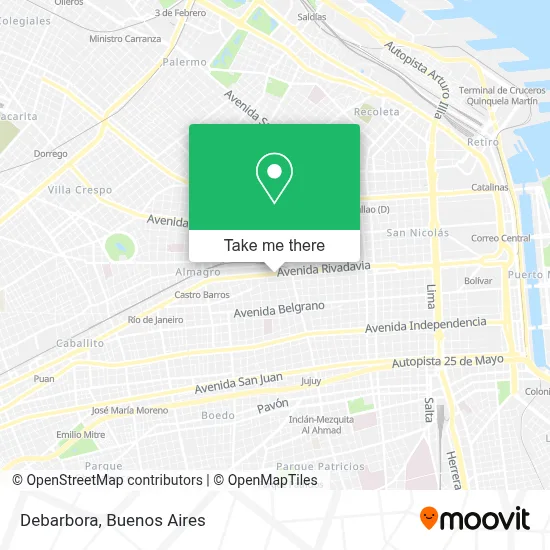 Debarbora map