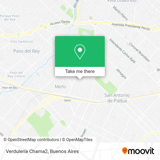 Verdulería Chama2 map