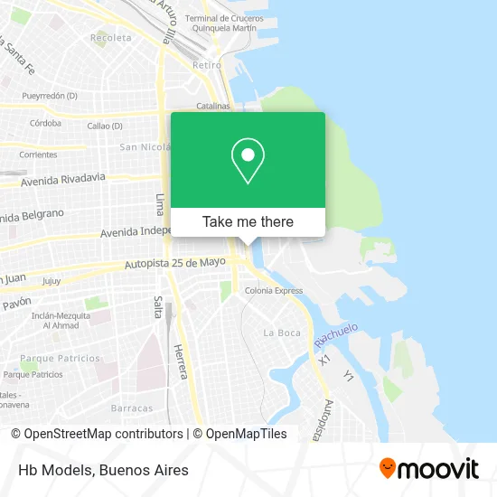 Hb Models map