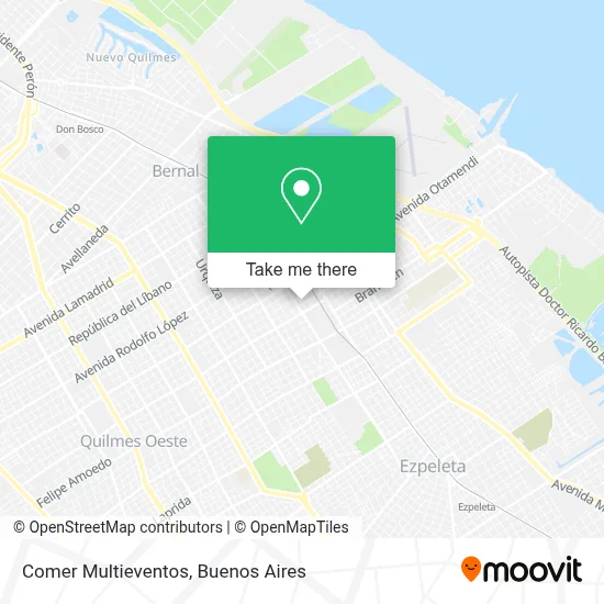 Comer Multieventos map