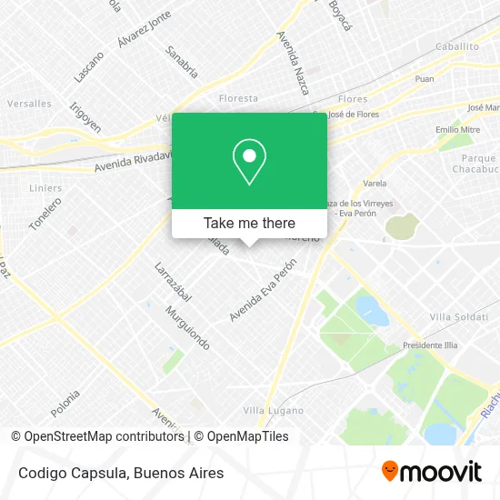 Codigo Capsula map