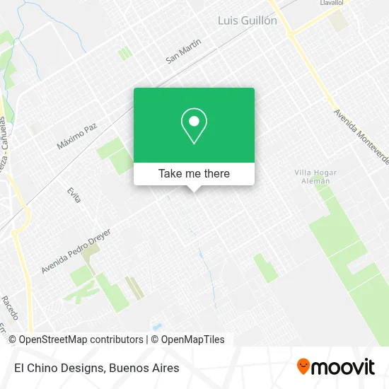 El Chino Designs map