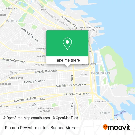 Ricardo Revestimientos map