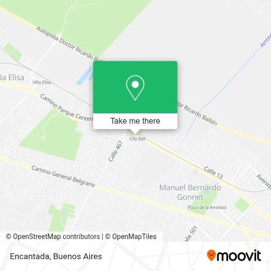 Encantada map