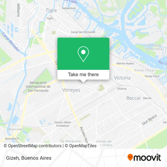 Gizeh map