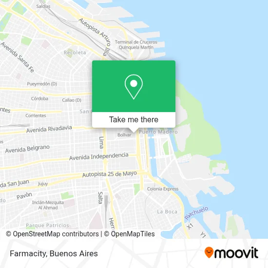 Farmacity map