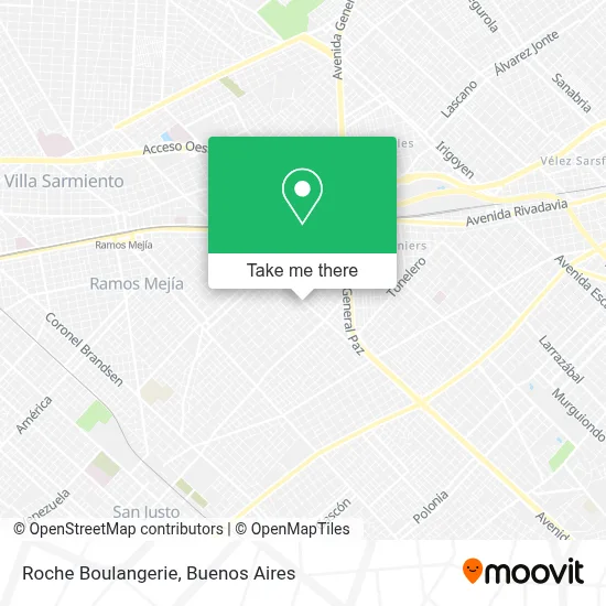 Roche Boulangerie map