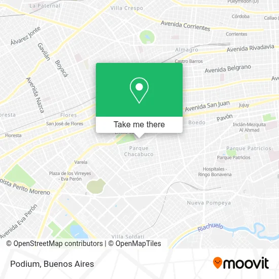 Podio map